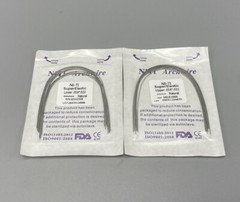 Dental Orthodontic Arch wire Super elastic Ni-Ti Round Rectangular Natural Form