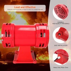 Industrial Electric Motor Air Raid Siren 110V 60HZ 150DB Siren Alarm Super Loud