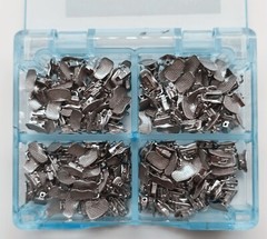 50Set Dental Orthodontics Bondable Buccal Tubes 1st Molar Roth 022 Mesh Base