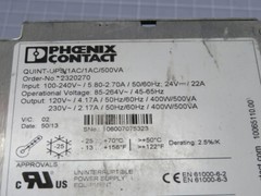 PHOENIX CONTACT QUINT-UPS/1AC/1AC/500VA UNINTERRUPTIBLE POWER SUPPLY T248921