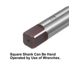 7/8″ Hand Reamer H8 Alloy Tool Steel 8 Flutes Straight Shank Cutter