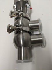 SPX Waukesha W6200013 W62 TT 2 Inch 316L Tri-Clamp Sanitary Divert Valve