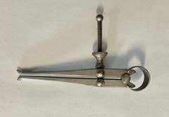 Consolidated Tool Works Spring Outside Caliper 3.5″ Ship Wheel Logo USA