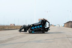 Hydraulic Wood Grapple Grabber Attachment For TYPHON STOMP X1300 Mini Skid Steer