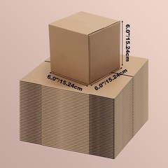 Edenseelake 40 Pack 6x6x6 inches Shipping Boxes Small Cardboard Boxes for Pac…