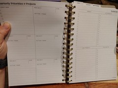 Citrine Planner academic year 26-27 Weekly/Monthly Spiral Faux Leather Planner