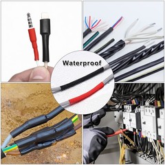 Heat Shrink Tube 2:1 Electrical Insulation Tubing Black 3.5mm Dia. 15m Length