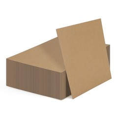 Corrugated Cardboard Sheets Flat Inserts Craft Shipping Moving 8×10 Inch 50 PCS