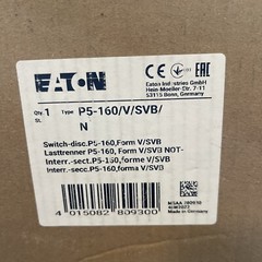 MAIN SWITCH 3 pole P5-160/V/SVB/N. eaton/MOELLER