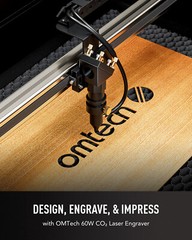 OMTech 60W 20×28 Inch Bed CO2 Laser Cutter Engraver with CW-3000 Water Chiller