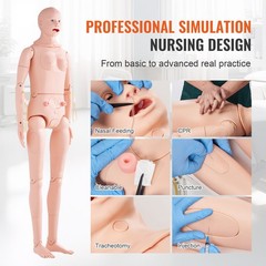 Uimoso Male/Female Manikin Model Anatomical Nursing Training Patient Care Teach