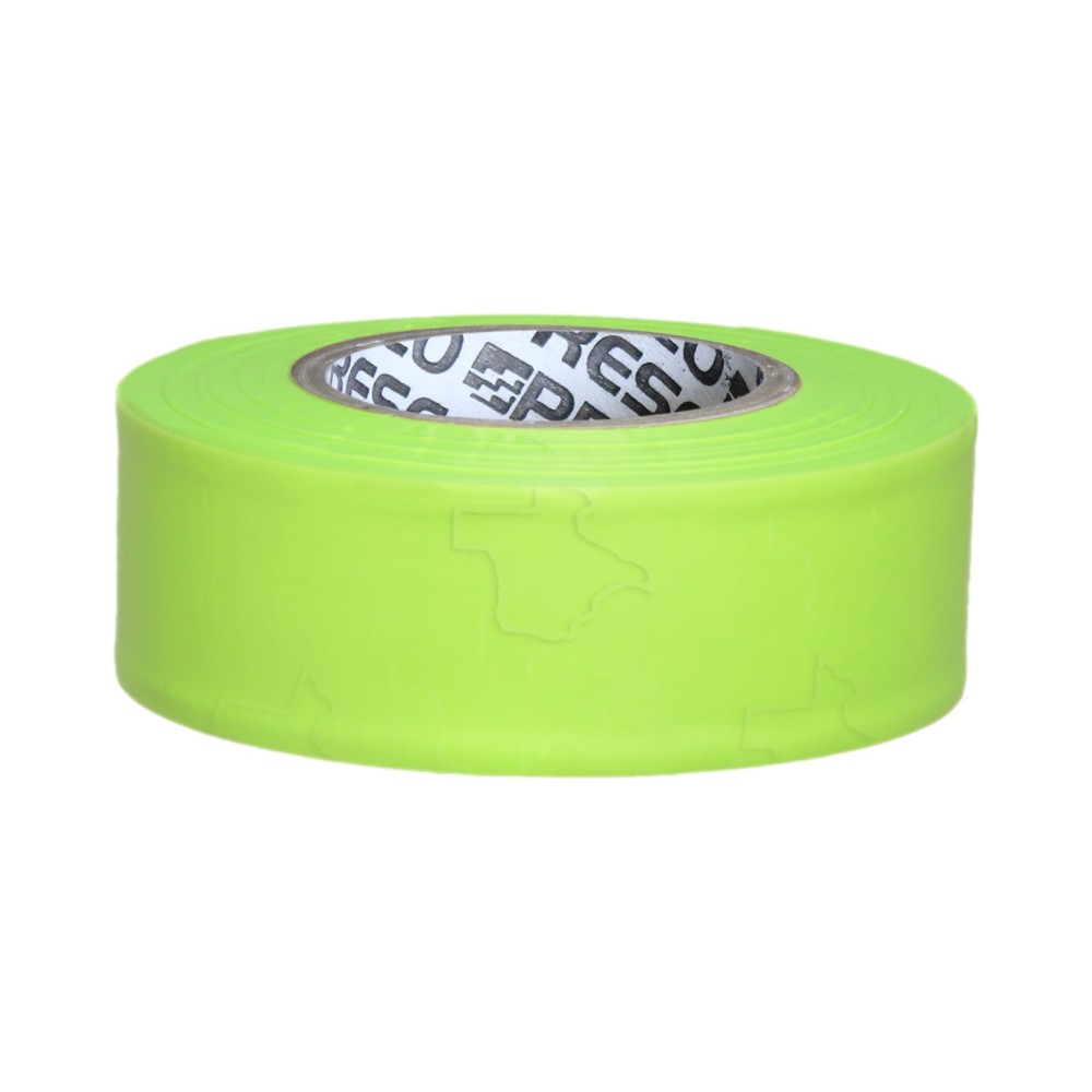Presco PresGlo Texas Roll Flagging Tape: 1-3/16 in. x 50 yds. (Neon Lime)