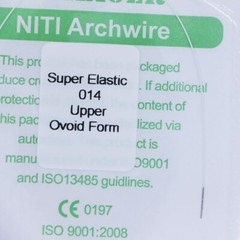 5 Pack Dental Orthodontic Invisible Super Elastic NITI Arch Wire Round 014 Upper