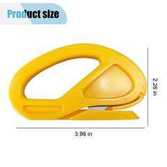 2PCS Wrapping Paper Cutter, Safety Vinyl Film Cutter, Wrap Cutter Tool with R…