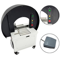 Heavy-Duty 110V Semi-auto Wrapping Machine 350W Semi-automatic Stretch Film Wrap