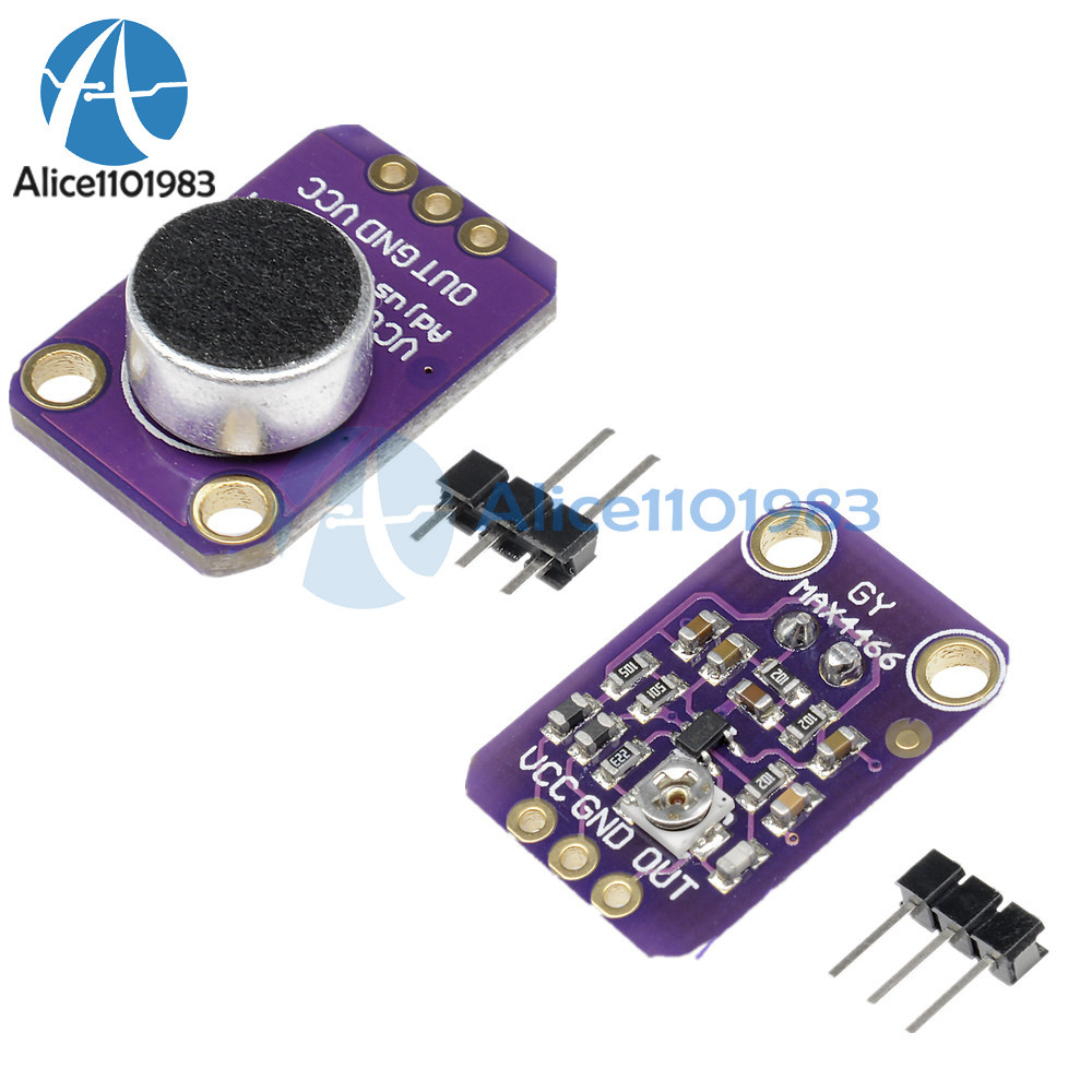 New GY-MAX4466 Electret Microphone Amplifier with Adjustable Gain for Arduino