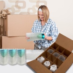 UBMOVE Kitchen Moving Box & Supplies Kit #1 4 boxes with Dish/Glass Inserts