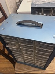 Vintage 30 Drawer Metal Casing Akro-Mills with Model RR Parts Organizer Drawer
