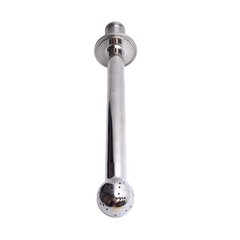 ISS Sanitary Supply Tube With Spray Ball, 1/2in Tri-Clamp 8.12in Internal Length