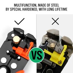8″ Self-Adjusting Wire stripper Cable Cutter Crimper Electricians Crimping Tool
