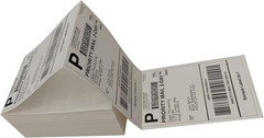 4X6 (100X150Mm) Fanfold Direct Thermal Shipping Labels, 8 Stacks / 4000 Labels –