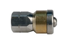 Schieffer 1/8″ x 50′ Sewer Jetter Hose & 5.0 Button Nose & 5.5 Rotating Nozzles