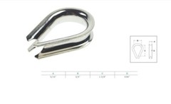 10 PC 5/16″ Stainless Steel Light Duty Thimble Set Grade 316