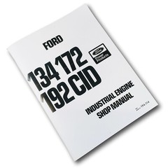 Ford 134 172 192 Cid Industrial Engine Service Manual Repair Shop Printed Book