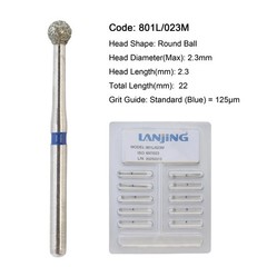 Dental Diamond Burs FG Surgical Long Round Taper High Speed Bur 850 856 Pear 330