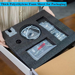 2 PCS Cuttable Polyethylene Foam Block 12X10X3.5Inch Packing Sheet 9Cm/3.5In DIY