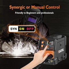 140A 3 in 1 MIG Welder,Flux Core, Mig/Lift Tig/Stick Welding Machine 110V Portab