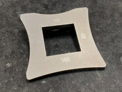 Scraper Control Gauge . . . scraping radius gauge “BIAX”