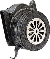HANDHELD LOUD HAND CRANK MANUAL OPERATED AIR RAID ALARM METAL PORTABLE SIREN