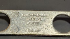 Ilsco CLND-4-12-134 2-Hole 1/2″ x 1-3/4″ Compression Lugs, 3-6 AWG (Qty 20)