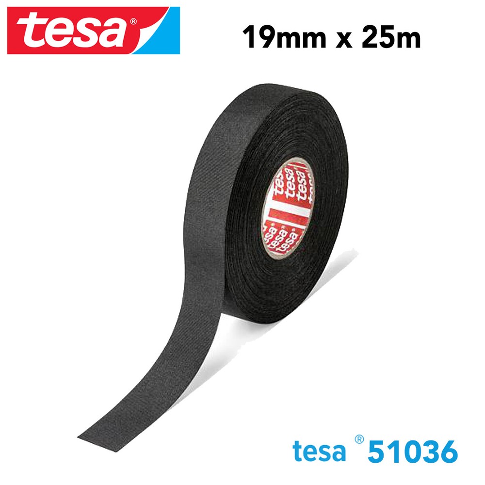 Tesa 51036 PET Cloth Wire Harness Tape for High Abrasion Protection Triple A