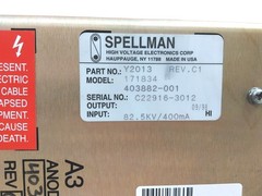 Spellman Y2013 171834 403882-001 Anode HV Assembly See Description