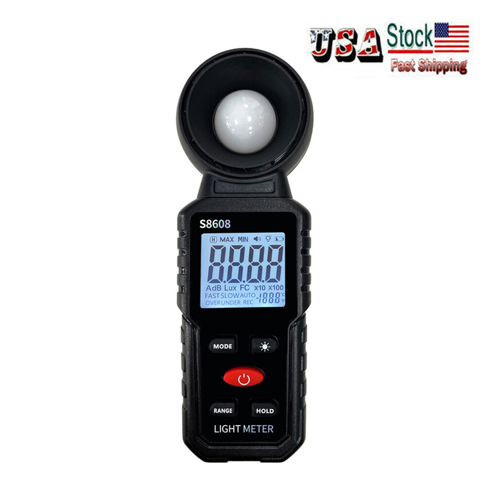 Digital Illuminance Meter Lumen Brightness Tester High Precision Photometer