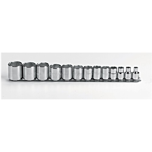 Proto J52126 3/8″ Drive 13 Pc. SAE Socket Set – 6 Point