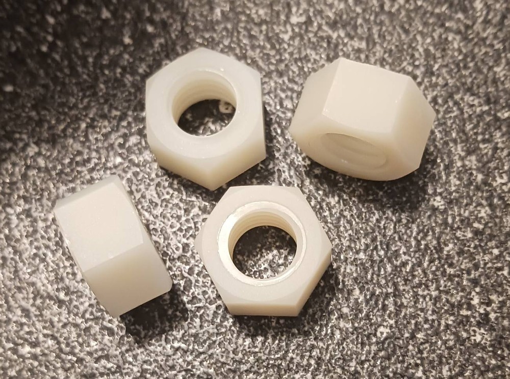 Nylon Prime-Line Hex Nuts, 1/2 in-13. (10-pcs). NEW. Free Shipping