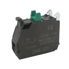 10PCS ZBE-101 Single contact block silver alloy screw clamp terminal 1NO ZBE101