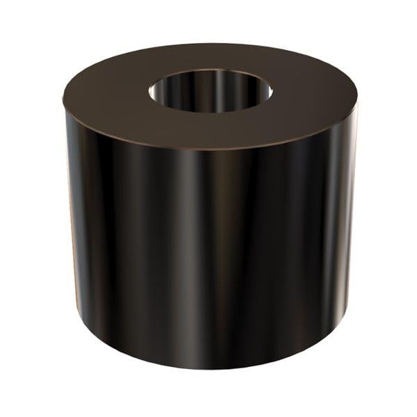 Aluminum Spacer Black 5/8″ OD x 1/4″ ID x Choose Your Length, Round Spacer Un…