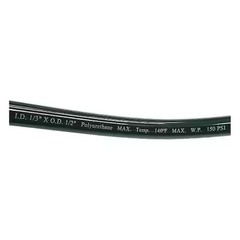 Zoro Select 1Pbn3 Tubing, 1/3In, Idx1/2 In Od, 100 Ft, Black, 1Pbn3