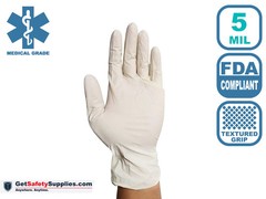 🧤 [1000 Gloves] Latex Disposable – 5 Mil Free Medical Exam Dental Nail Salon