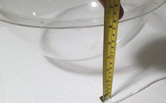 Acrylic Dome/Plastic Hemisphere – Clear – 12″ Diameter, 3/4″ Flange with Pre-Dri