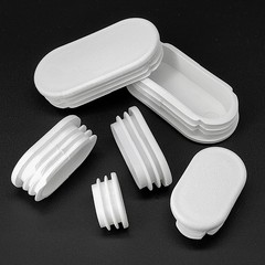 Oval Plastic End Caps For Tubing Bungs Inserts Blanking Plugs Furn. Feet Covers