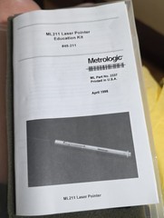 VINTAGE 1998 Metrologic ML211 Light Lab Optics Kit-Color Mixing NO LASER POINTER