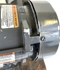 WEG, ELECTRIC MOTOR, 00136XT3E56C, 1 HP 3450/2875 RPM EXPLOSION PROOF CLEAN USED