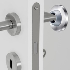 Blulu Concave Wall Door Stopper Bumper 2.5 x x 1 inches, Silver