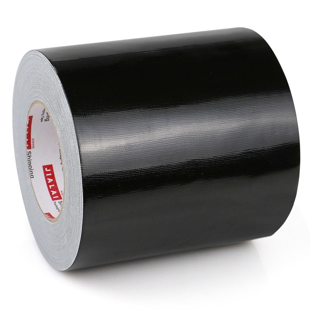 6″ Duct Tape, Heavy Duty 6 Inch X 55 Yds (164 Ft) Wide Black Duct Tape, Waterpro