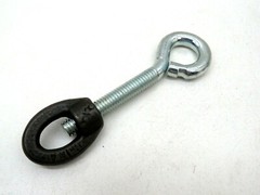 (4-Pack) Hanging Light Fixture Hook Loop with 4″ Eye/Ring Bolt